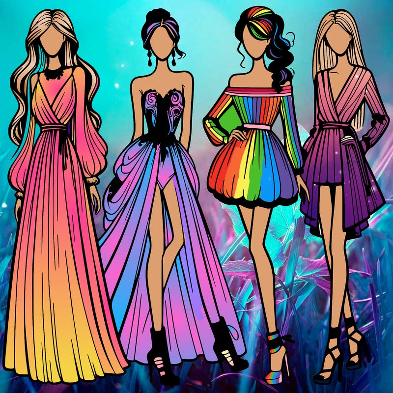 fashion models dresses