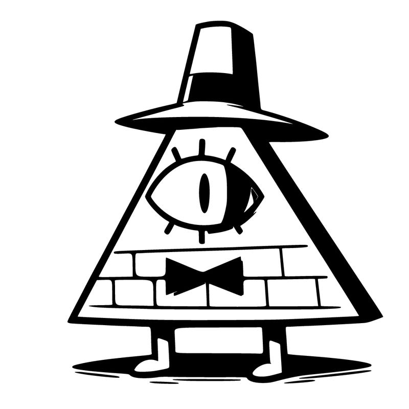 bill cipher from gravity falls