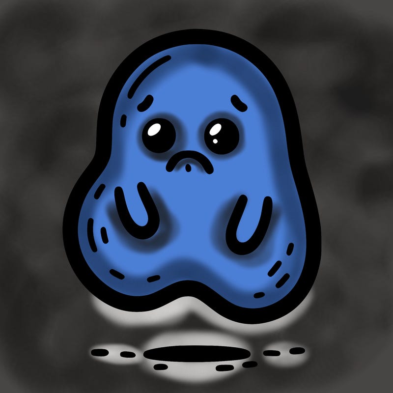 a sad blob