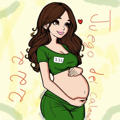 realistic pregnant girl
