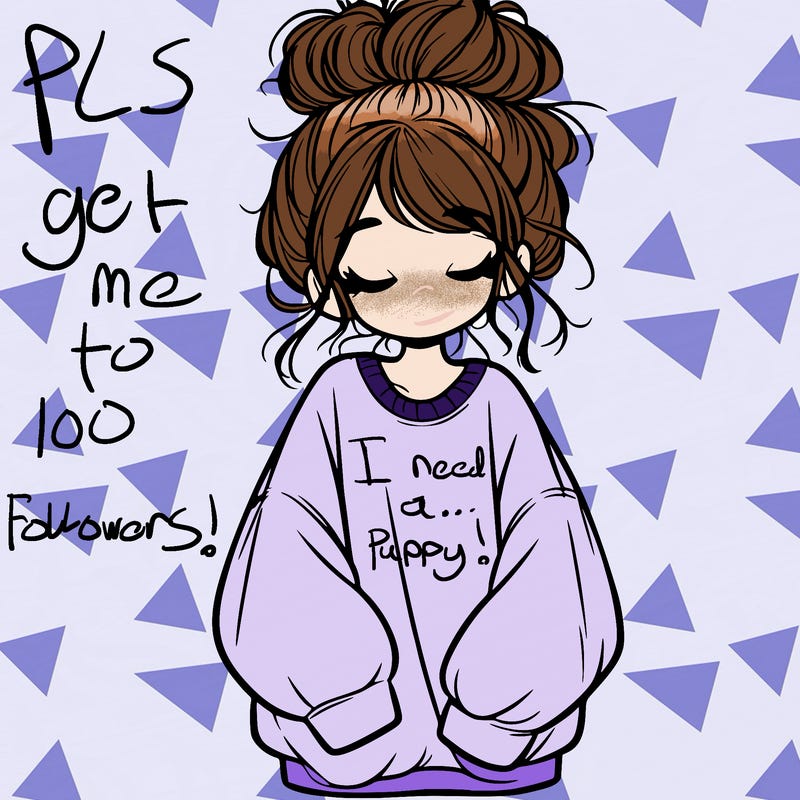 girl with baggy sweatshirt and messy bun