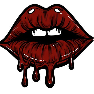 lips that look realistic and drip