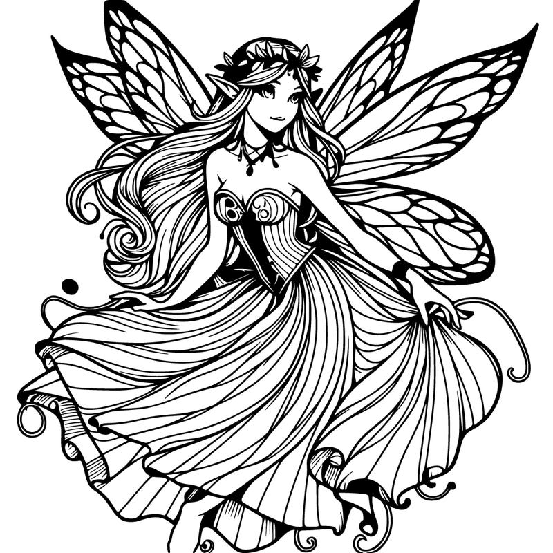 realistic mythical fairy