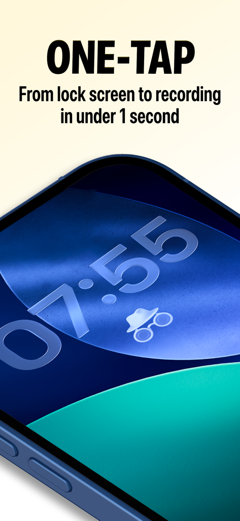 Lookout Dual Camera Recorder - Lookout app lock screen widget for one-tap recording in under one second