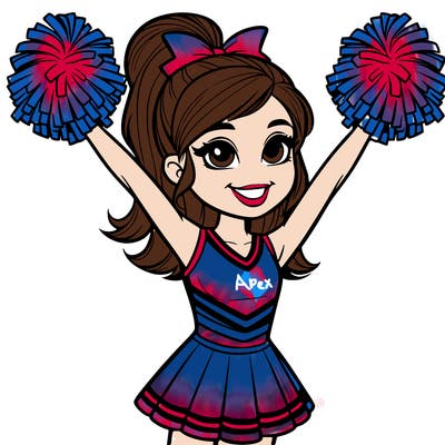 realistic cheerleader