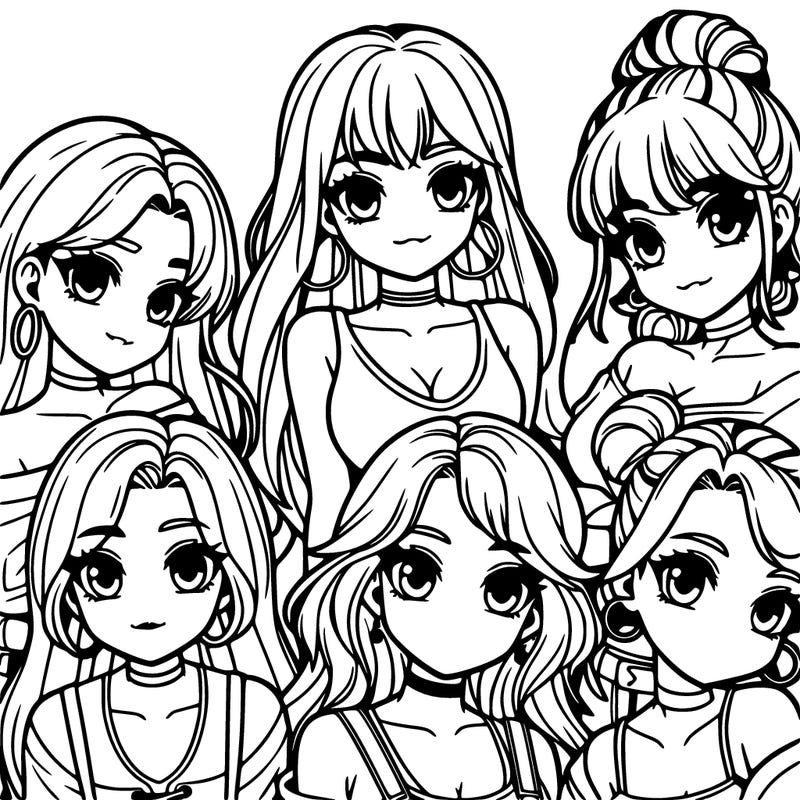 a group of realist girls