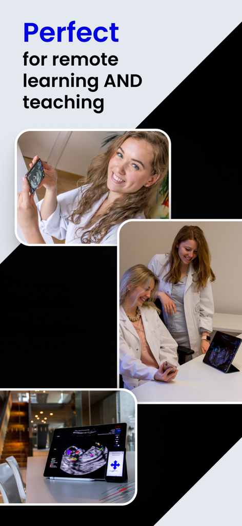 リモート超音波シミュレーションと指導のためにScanboosterアプリを使用する医学生