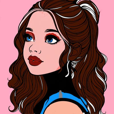 beautiful realistic girl