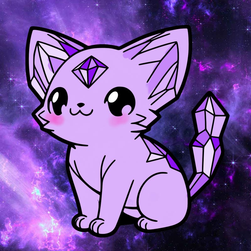 crystal kitten