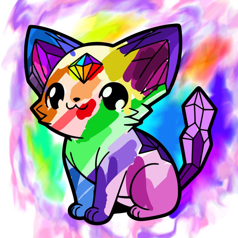 crystal kitten