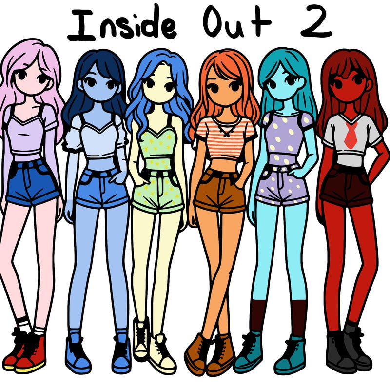 a group of girls wearing crop tops and shorts