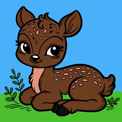 baby deer