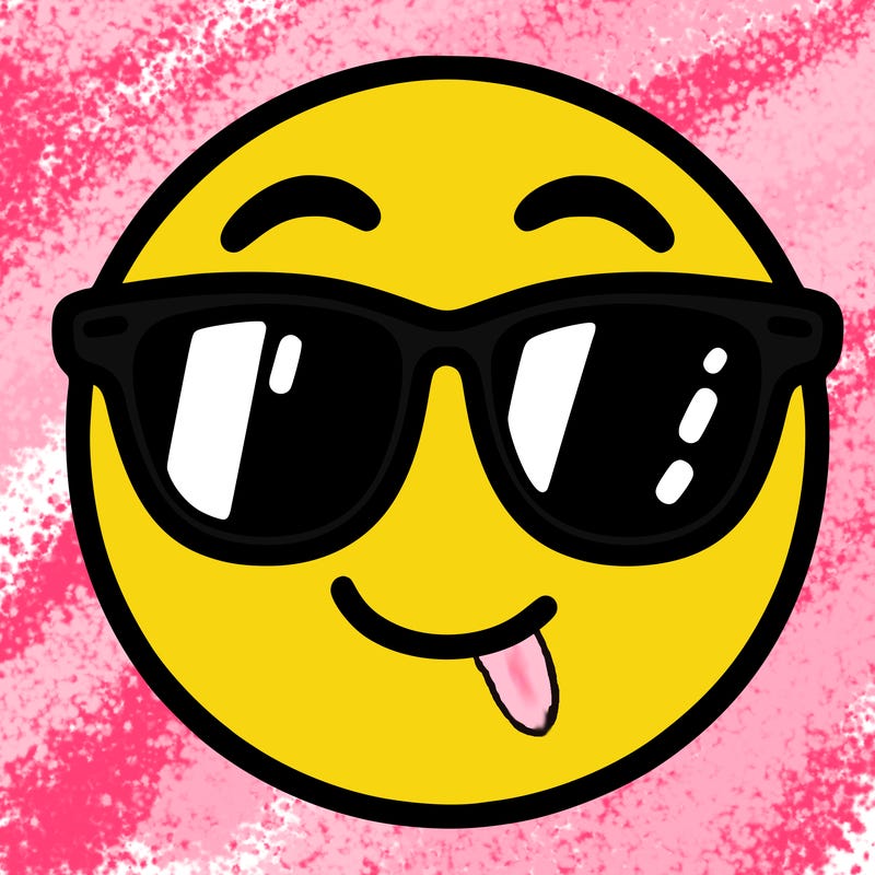 emoji with sunglasses