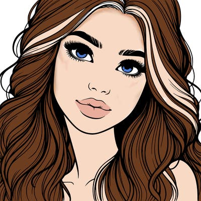 beautiful realistic girl