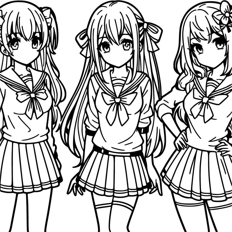 manga girls
