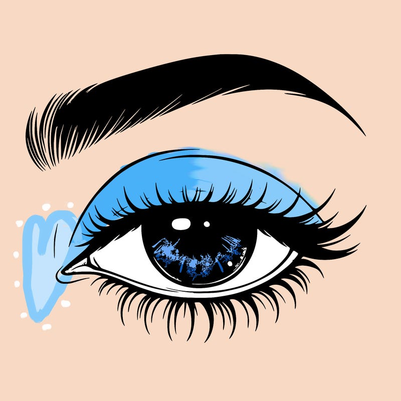 eye closed realistic