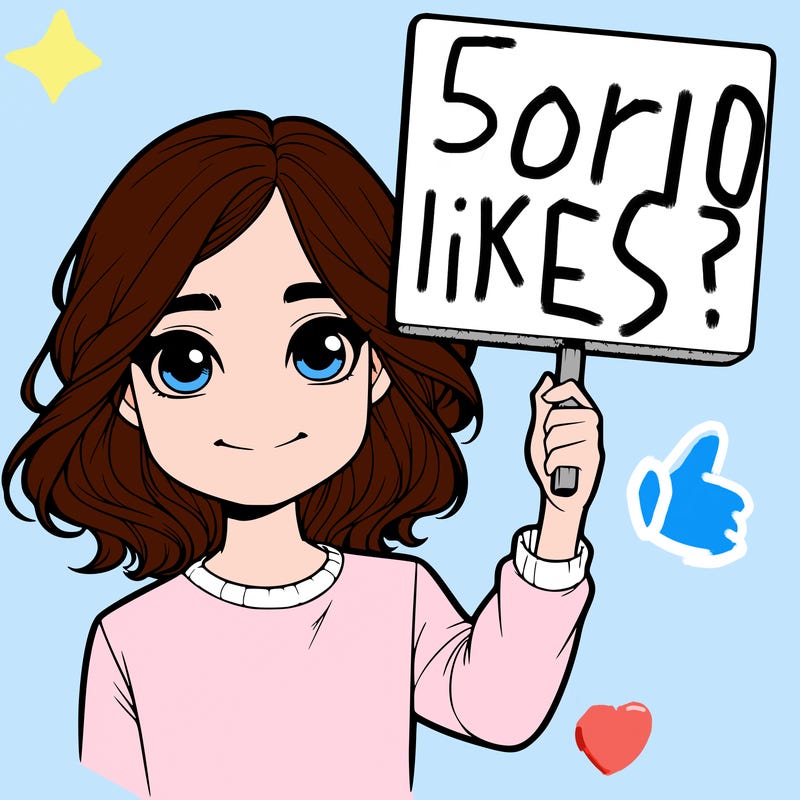 realistic girl holding up a sign