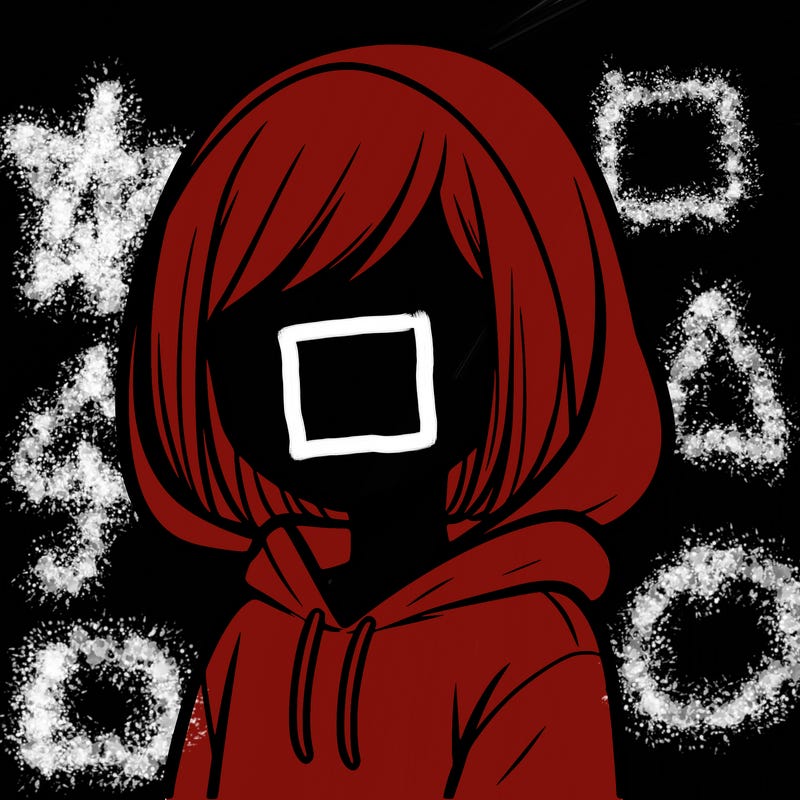 faceless girl in a hoodie