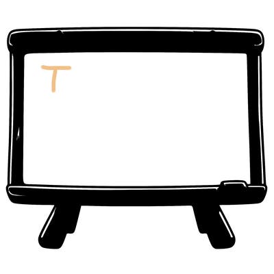 blank board