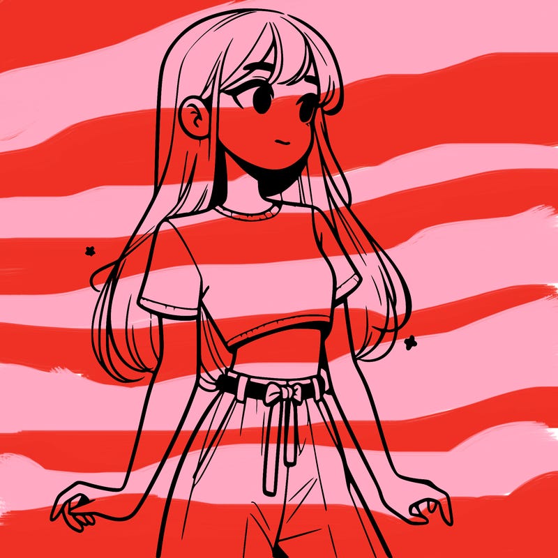 girl in a cute crop top