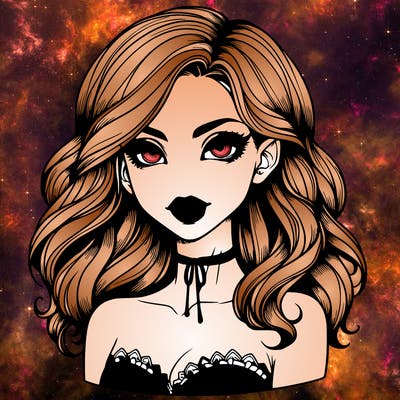 vampire girl realistic