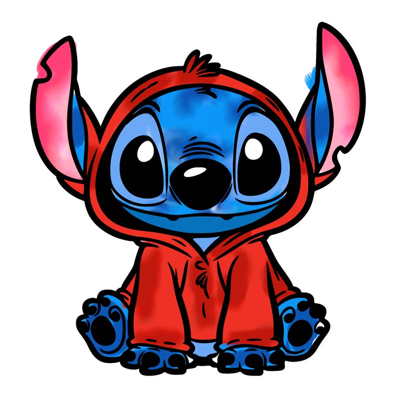 stitch in a dog costume