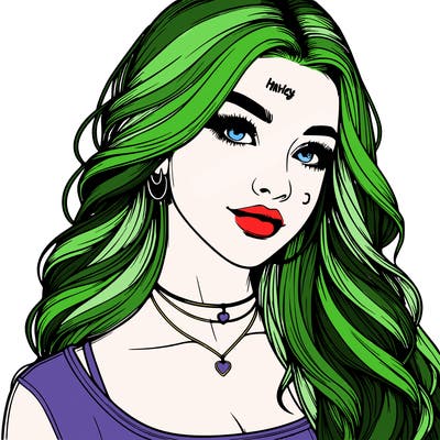 detailed realistic girl