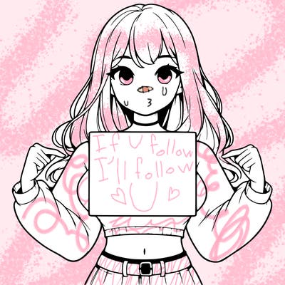 girl holding a blank sign in a long sleeve crop top