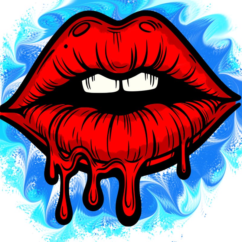 lips that look realistic and drip