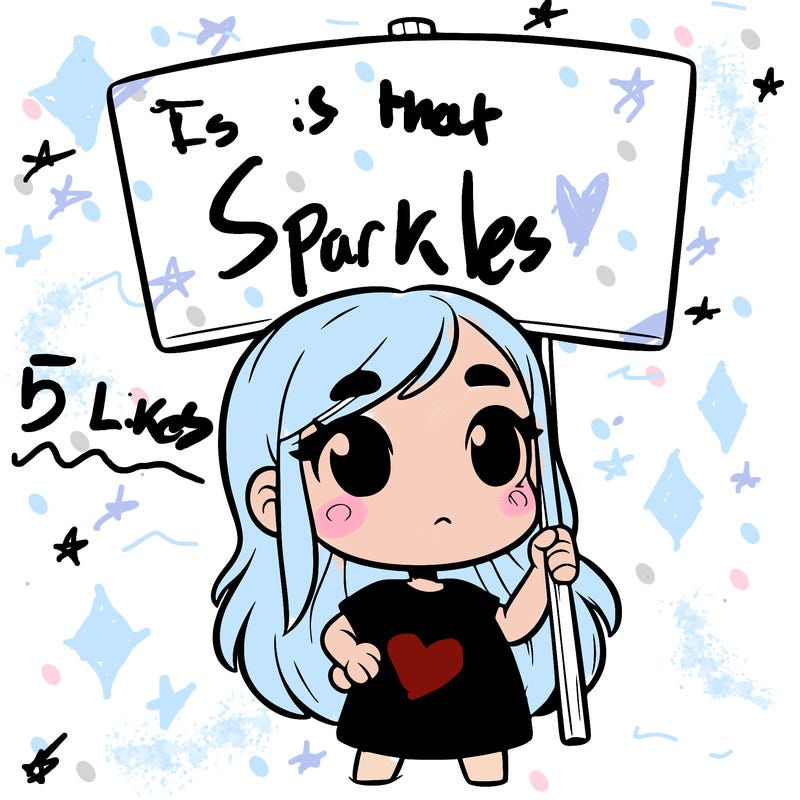 girl with blank sign