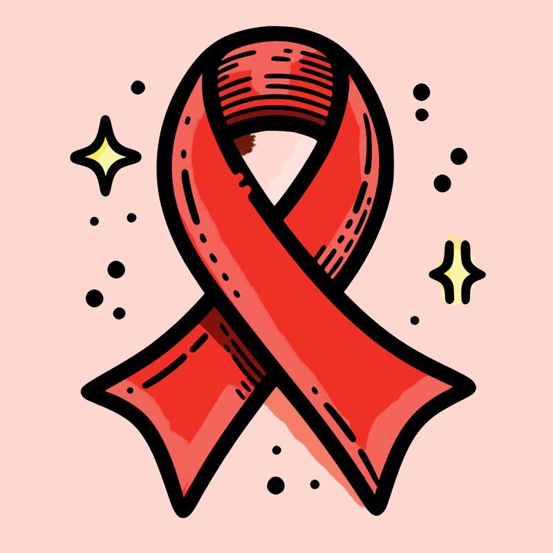 ribbon symbol of national breast cancer awareness month