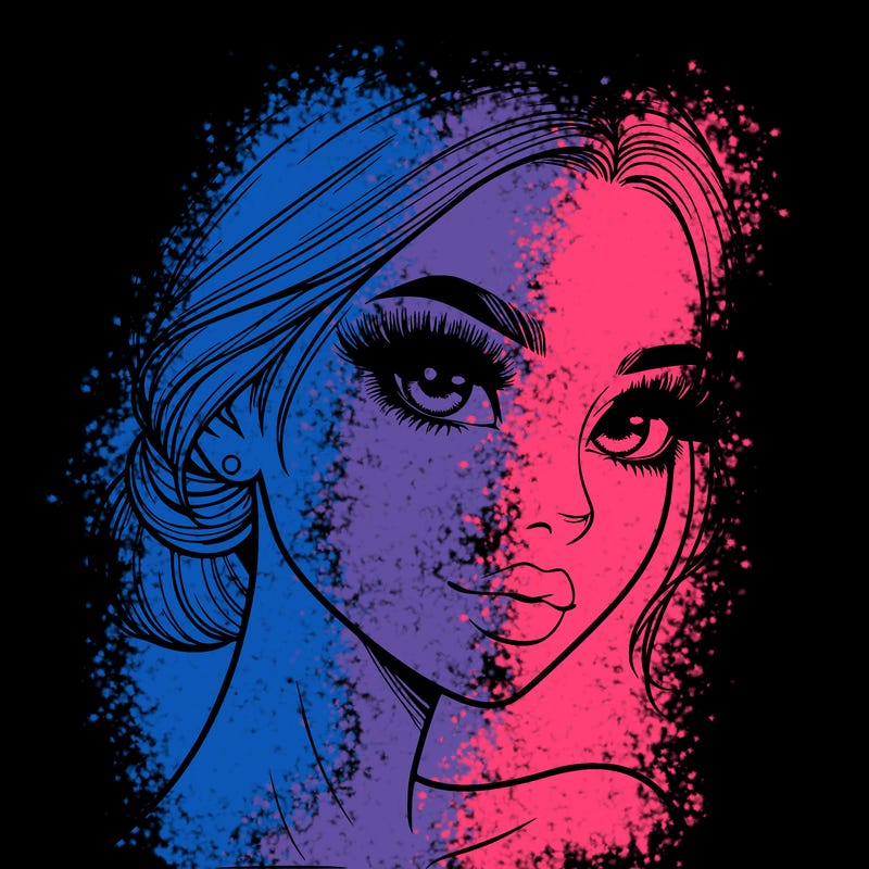 realistic girl with lashes