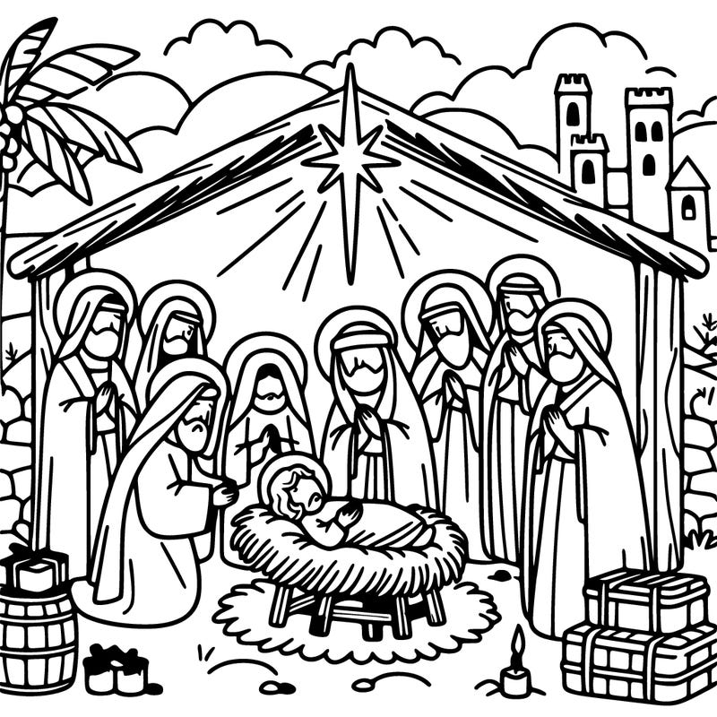 jesus nativity scene