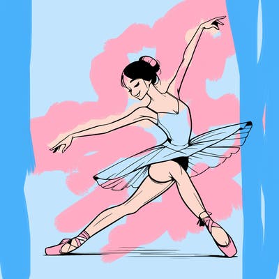 ballerina realistic aesthetic