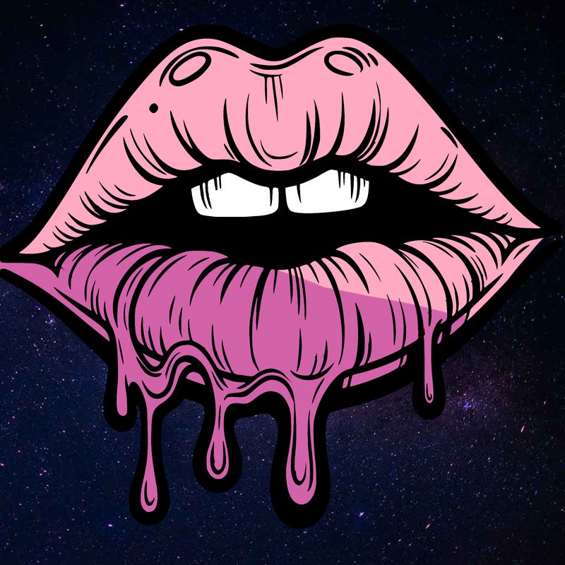 lips that look realistic and drip