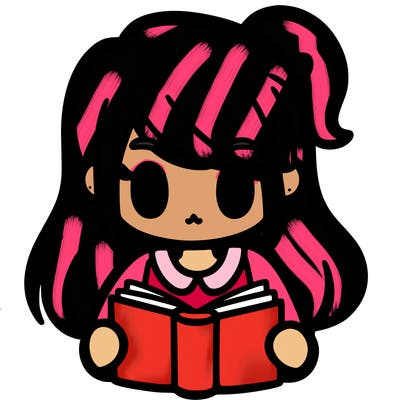 girl with book
