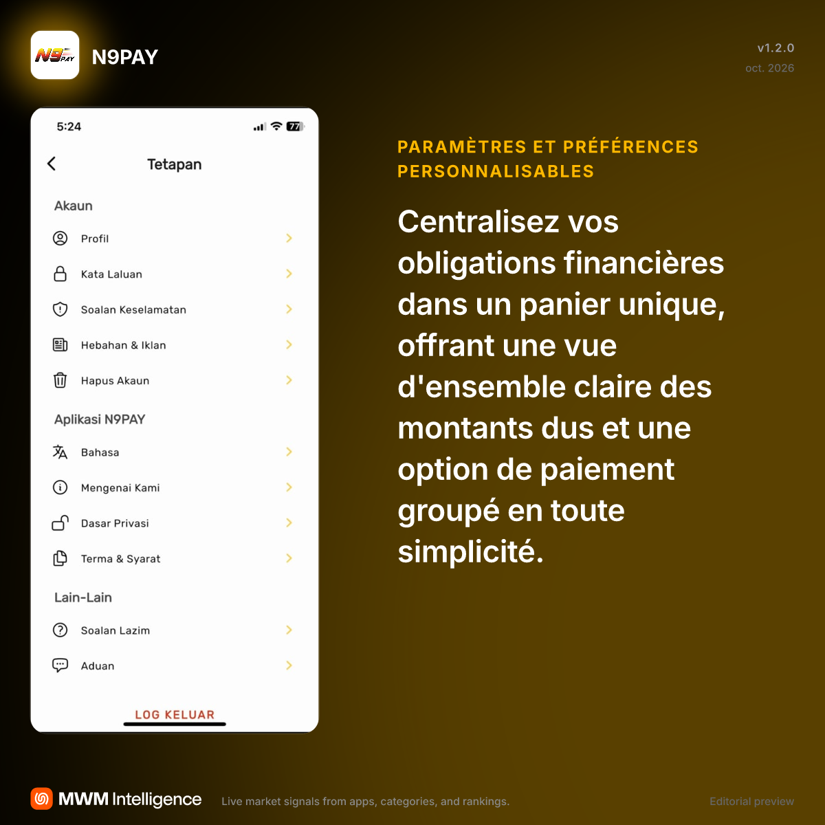 N9PAY - Application Gaya Hidup | MWM