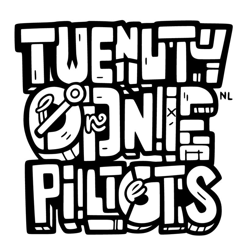 twenty one pilots word art
