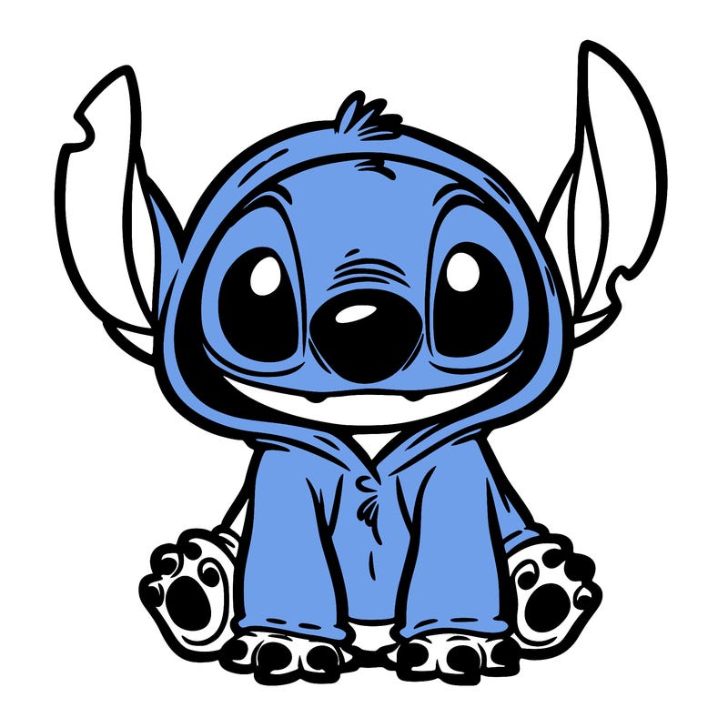 stitch in a dog costume