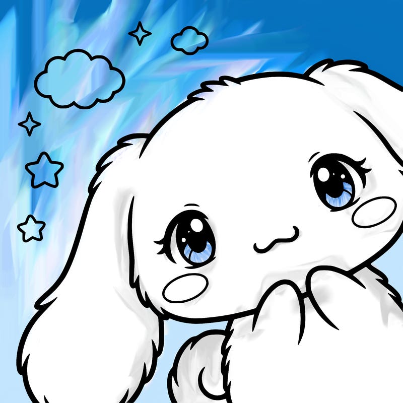 anime cinnamoroll cute fluffy