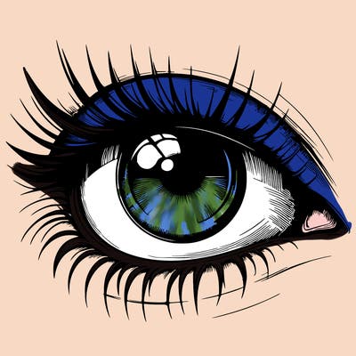 realistic eye