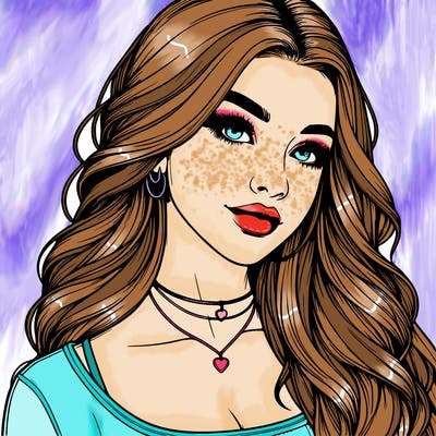 detailed realistic girl