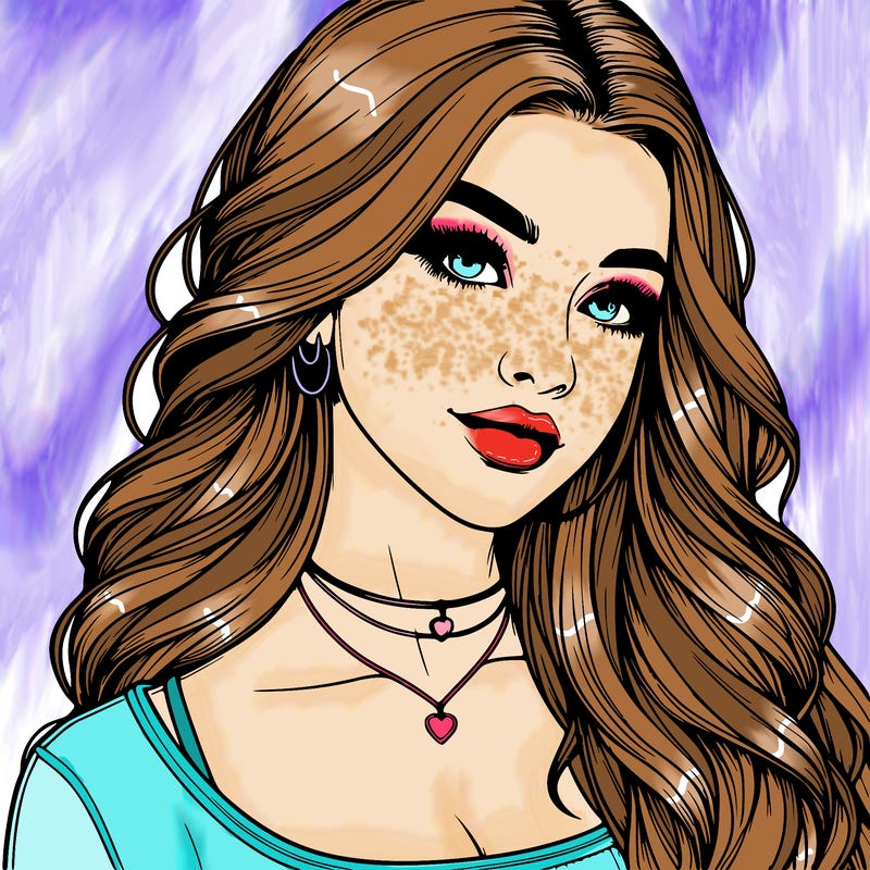 detailed realistic girl