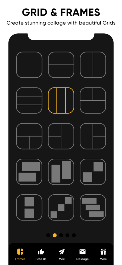 Collage Maker Photo Grid - 写真や動画のコラージュを作成するための様々なグリッドとフレームのレイアウト
