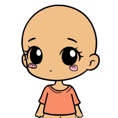 girl with no hair
