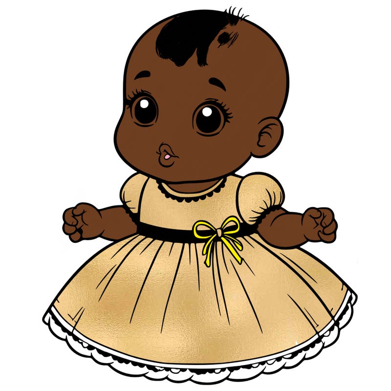 baby in a pink dress