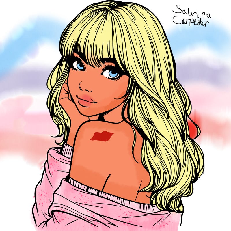 realistic girl with bangs looking over her shoulder