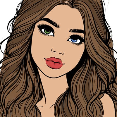 beautiful realistic girl