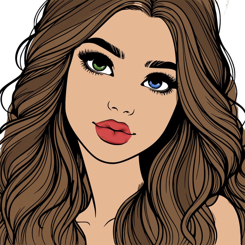 beautiful realistic girl