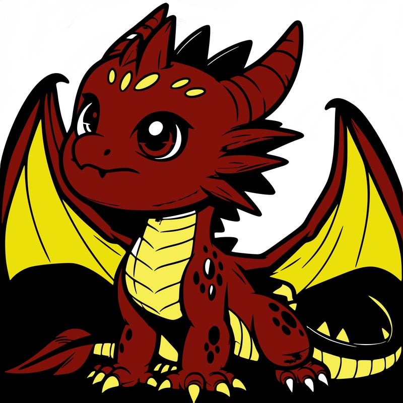 fierce baby night dragon